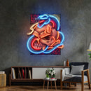 The Snake Has A Skull LED Neon Sign Light Pop Art