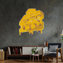 Thick Cheese Slice Led Neon Acrylic Artwork - Custom Neon Signs | LED Neon Signs | Zanvis Neon®