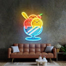 Three Color Icecream Led Neon Acrylic Artwork - Custom Neon Signs | LED Neon Signs | Zanvis Neon®