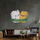 Two Sushi Neon Acrylic Artwork - Custom Neon Signs | LED Neon Signs | Zanvis Neon®