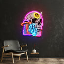 UFO Skull Vibe LED Neon Sign Light Pop Art