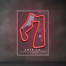 America Formula F1 Circuit LED Neon Sign Light Pop Art