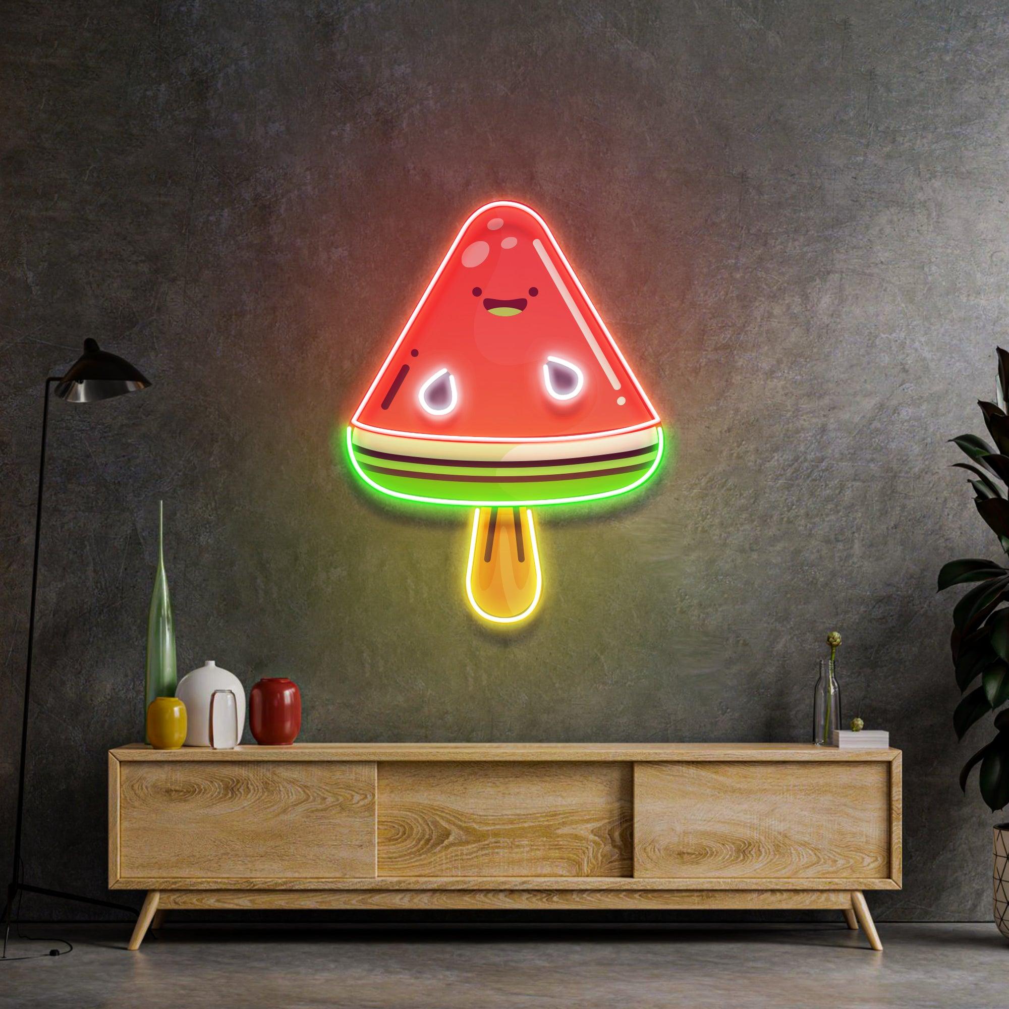 Watermeon Popsicle Neon Acrylic Artwork - Custom Neon Signs | LED Neon Signs | Zanvis Neon®