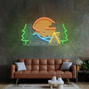 Winter Relaxation Led Neon Acrylic Artwork