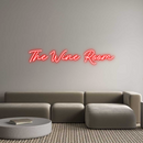 Custom Neon: The Wine Room