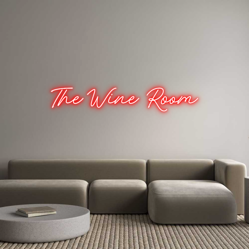 Custom Neon: The Wine Room