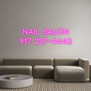 Custom Neon: NAIL SALON
9...