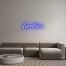 Custom Neon: furniture