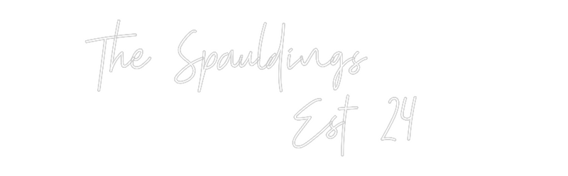 Custom Neon: The Spaulding...