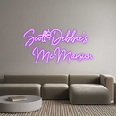 Custom Neon: Scott&Debbie'...