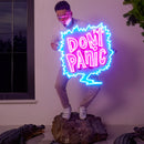 Don't Panic Led Neon Acrylic Artwork