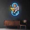 Astrodog Pizza LED Neon Sign Light Pop Art