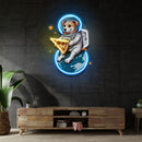 Astrodog Pizza LED Neon Sign Light Pop Art