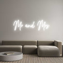Custom Neon: Mr and Mrs