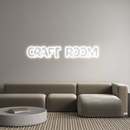 Custom Neon: CRAFT Room