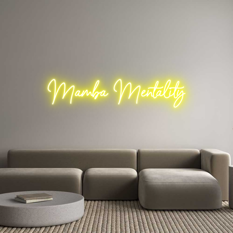 Custom Neon: Mamba Mentality