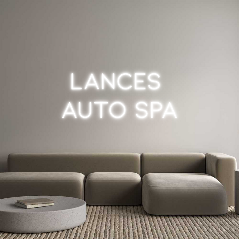 Custom Neon: LANCES 
AUTO...