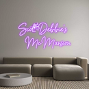 Custom Neon: Scott&Debbie'...