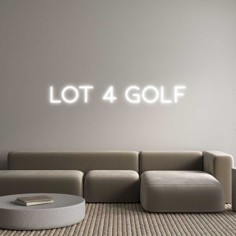 Custom Neon: LOT 4 GOLF