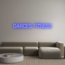 Custom Neon: Garces Fitness