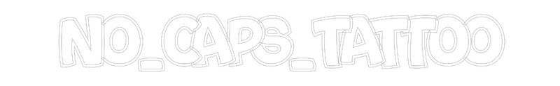 Custom Neon: NO_CAPS_TATTOO