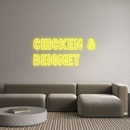 Custom Neon: CHICKEN &
BE...
