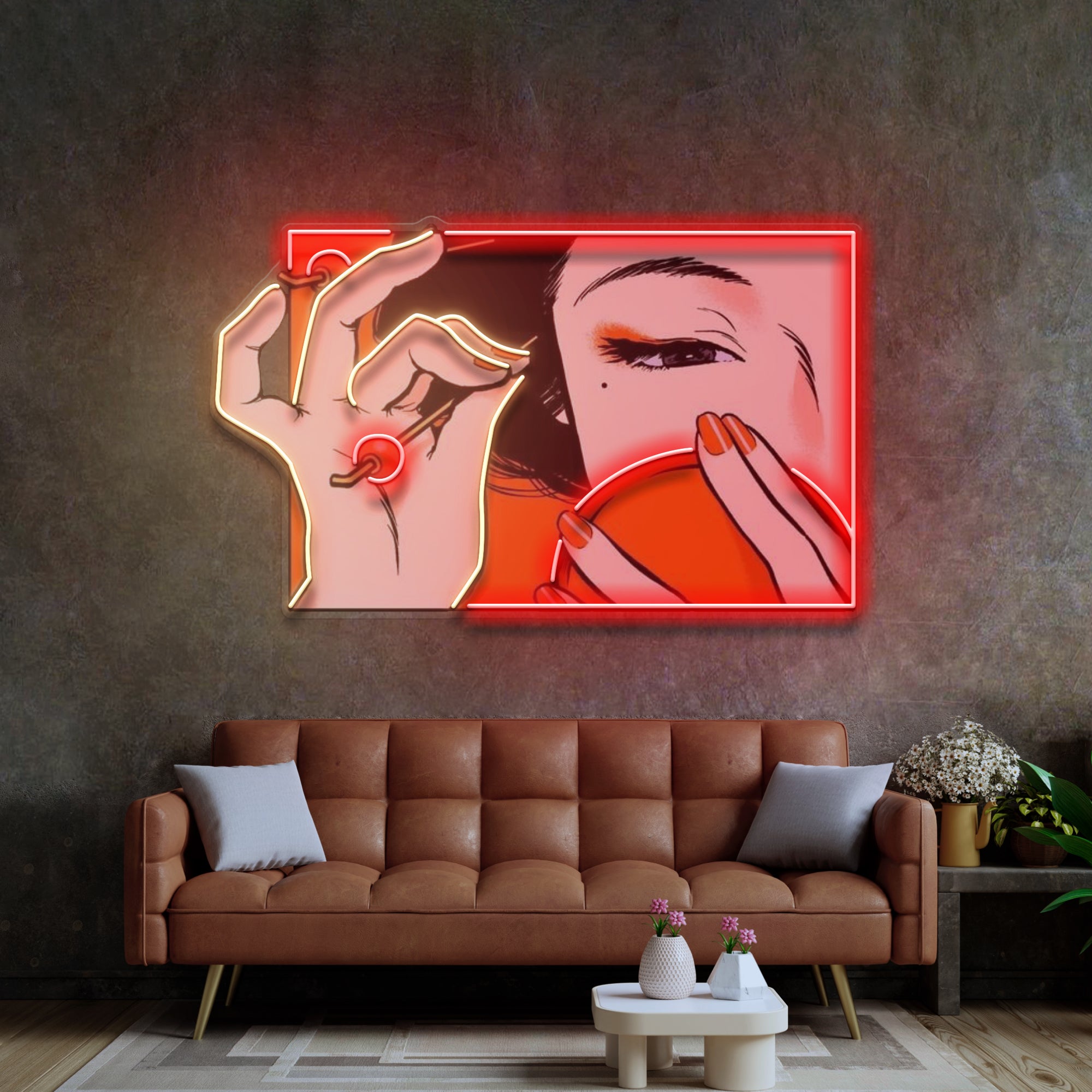 Geisha Girl LED Neon Sign Light Pop Art