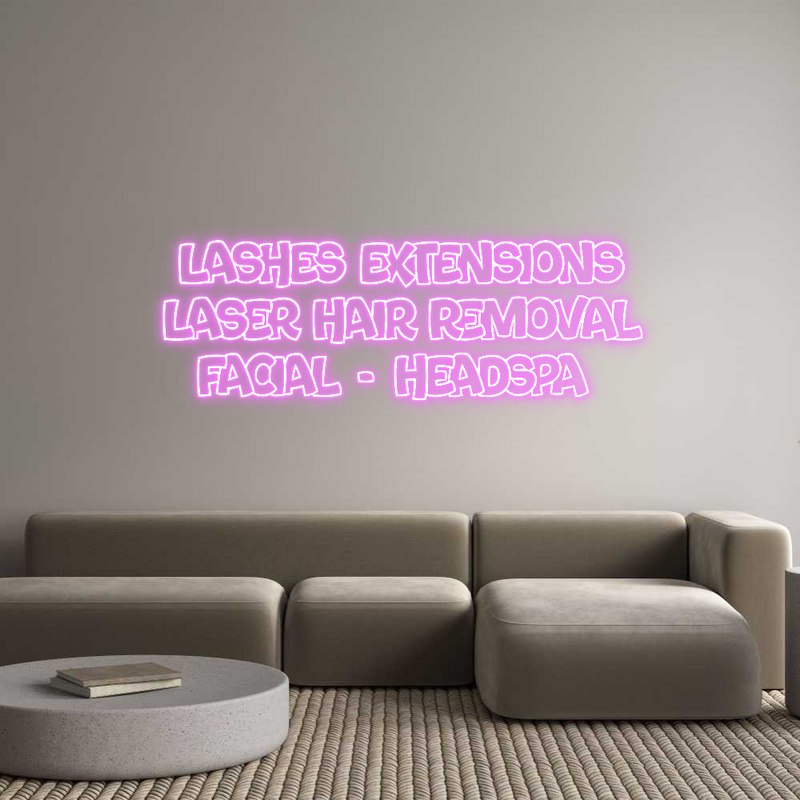 Custom Neon: Lashes Extens...