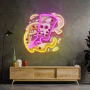 Boba Coffee Surfing LED Neon Sign Light Pop Art