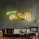 Burn Money With Bitcoin LED Neon Sign Light Pop Art