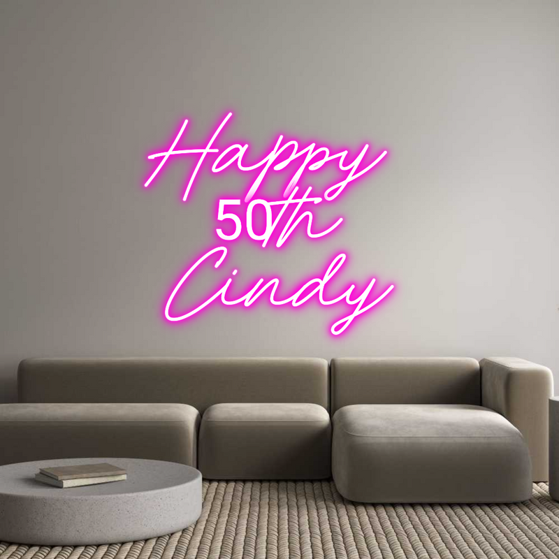 Custom Neon: Happy 
50th
...