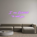Custom Neon: I was Enchant...