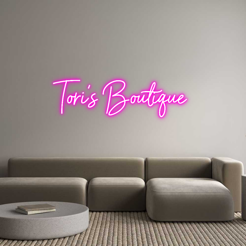 Custom Neon: Tori’s Boutiq...