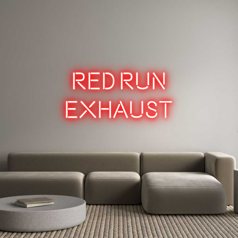 Custom Neon: Red Run
Exha...