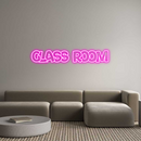 Custom Neon: Glass room