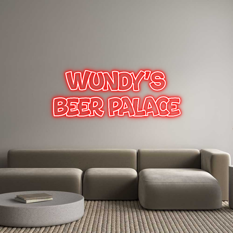 Custom Neon: Wundy’s
Beer...