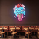 Cherry Ice Cream LED Neon Sign Light Pop Art