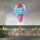 Cherry Ice Cream LED Neon Sign Light Pop Art