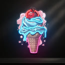 Cherry Ice Cream LED Neon Sign Light Pop Art