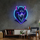 Cool Husky LED Neon Sign Light Pop Art
