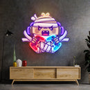 Cute Mummy Gaming LED Neon Sign Light Pop Art