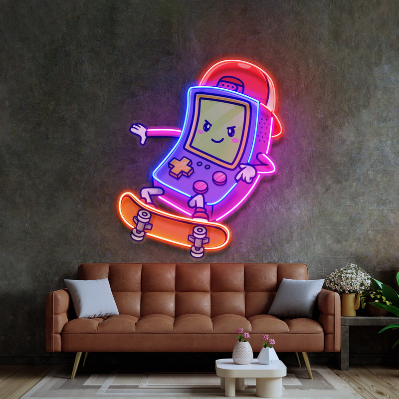 Cute Game Controller LED Neon Sign Light Pop Art