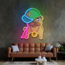 Cute Pug LED Neon Sign Light Pop Art