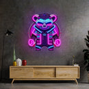 Cyberpunk Panda LED Neon Sign Light Pop Art