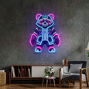 Cyborg Panda LED Neon Sign Light Pop Art