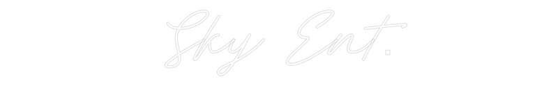 Custom Neon: Sky Ent.