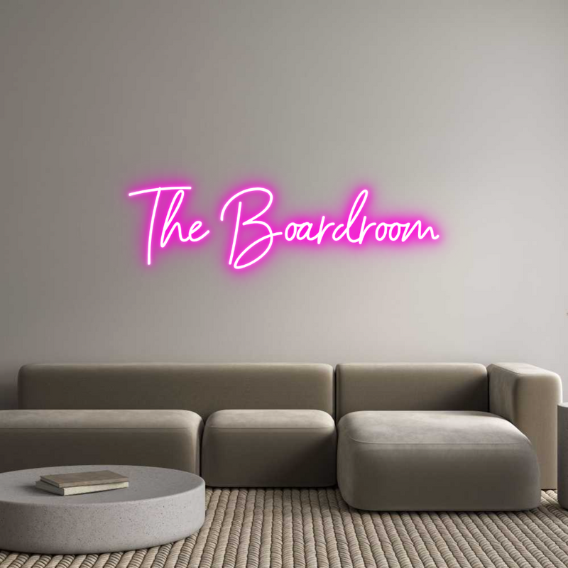 Custom Neon: The Boardroom