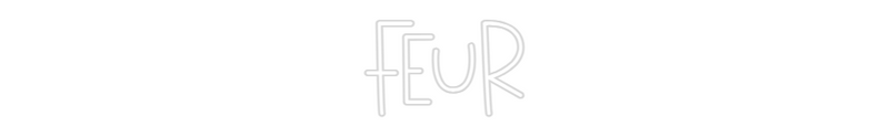 Custom Neon: feur