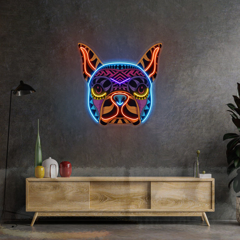 Decorative Dog LED Neon Sign Light Pop Art