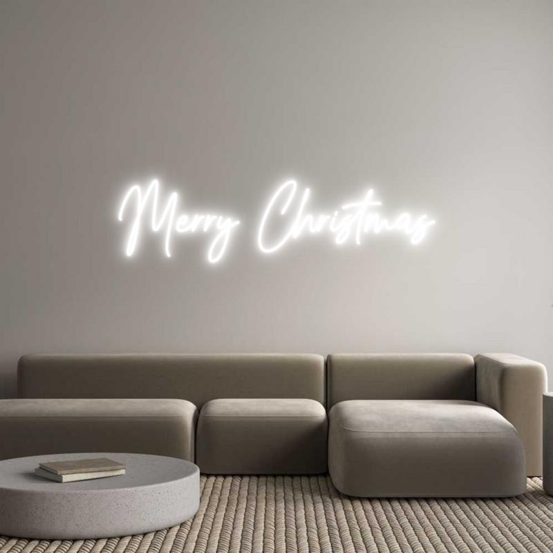 Custom Neon: Merry Christmas